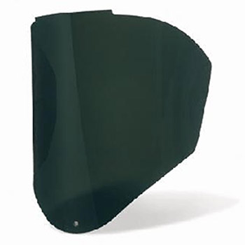 Uvex S8565 by Honeywell Bionic Infra-dura Green Shade 5 Uncoated Polycarbonate Visor