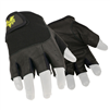 Valeo Mechanics Gloves Black Pro Material Handling Fingerless V335