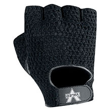 Valeo Mechanics Gloves 2 X Black Fingerless Leather Cotton V340-2X