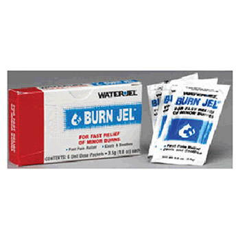 Water-Jel Technologies 100U-6 3.5 Gram Unit Dose Packet Burn Jel Topical Gel (6 Per Box)