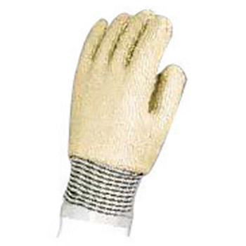 Wells Lamont Ladies White Standard Weight Cotton Terry Cloth Heat Resistant Gloves With Knit Wrist Cuff