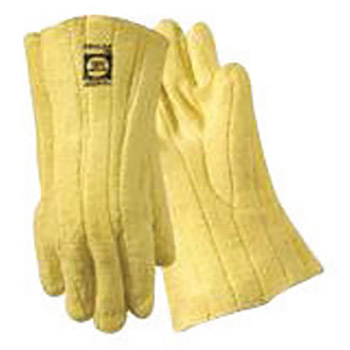 Wells Lamont X-Large Yellow Jomac Heavy Weight Kevlar Wool Lined Heat Resistant Gloves