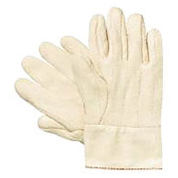 Wells Lamont Large White Heatblok Terry Cloth Heat Resistant Gloves With Safety Cuff And Double Layered Palm