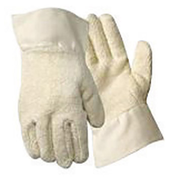 Wells Lamont Large Natural Jomac Heavy Weight Loop-Out Terry Cloth Heat Resistant Gloves