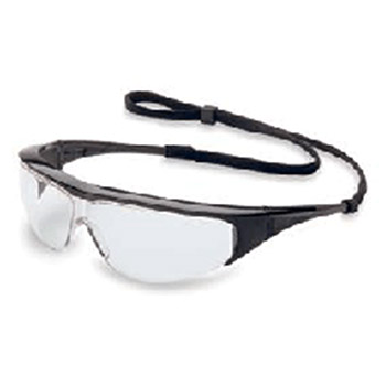 Honeywell Uvex By Sperian Millennia Safety Glasses With Black Frame Clear Polycarbonate Ultra-dura Anti-Scratch Lens