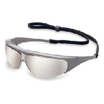 Honeywell Uvex By Sperian Millennia Safety Glasses With Blue Frame Gray Polycarbonate Ultra-dura Anti-Scratch Lens