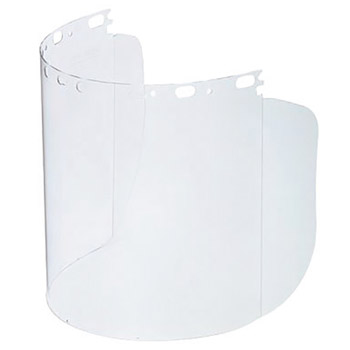 North by Honeywell WLS11390068 Protecto-Shield 8 1/2" X 15" X .07" Green Shade 5 Propionate Faceshield For Use With Headgear