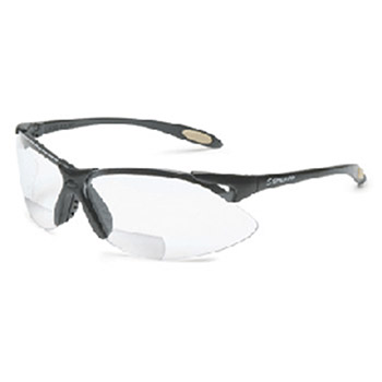 Honeywell Sperian A900 Series Reading Magnifier 2.0 Diopter Safety Glasses With Black Frame And Clear Polycarbonate
